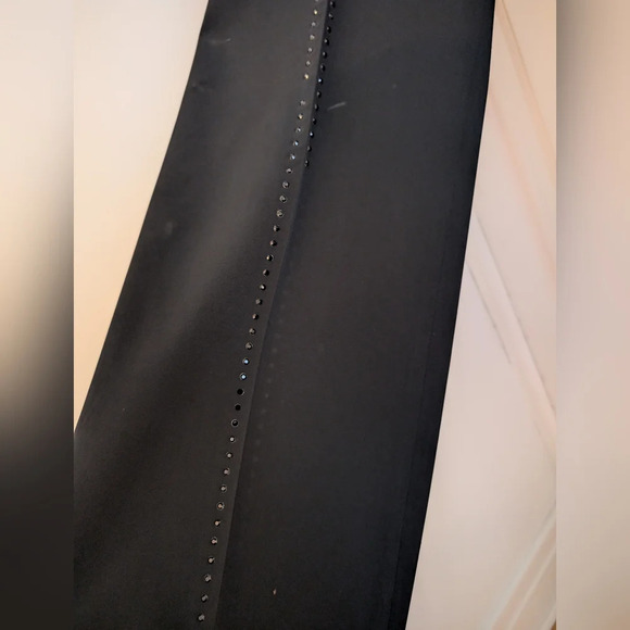 Cambio Wide leg Black Rhinestone Trousers size 16 - Picture 4 of 7